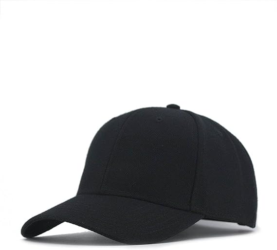 Plain Wool Blend Adjustable Snapback Hats Baseball Caps